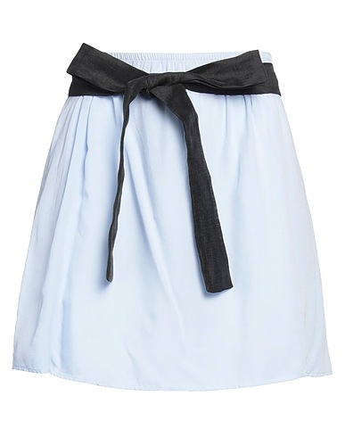 MEIMEIJ Mini skirt Sky blue 100% Viscose