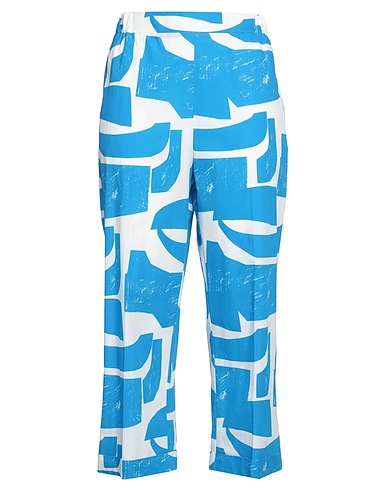 MEIMEIJ Casual pants Azure 100% Cotton, Polyester