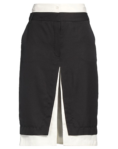 REMAIN BIRGER CHRISTENSEN Midi skirt Black 100% Recycled polyester