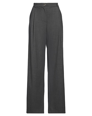 BLUGIRL Casual trouser Charcoal 68% Polyester, 28% Viscose, 4% Elastane