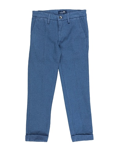 HARMONT & BLAINE Casual trouser Slate blue 97% Cotton, 3% Elastane