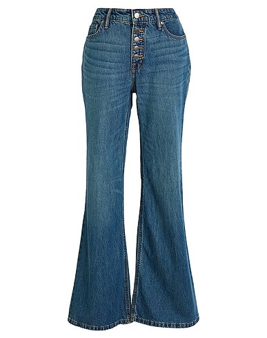 LAUREN RALPH LAUREN Denim trousers HIGH-RISE FLARE JEAN
 Blue 70% Cotton, 30% Lyocell