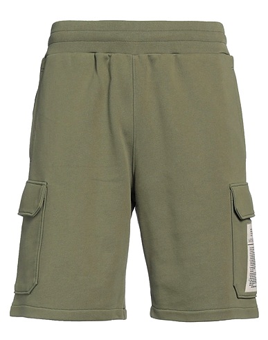 MOSCHINO Shorts & Bermuda Verde militare 100% Cotone
