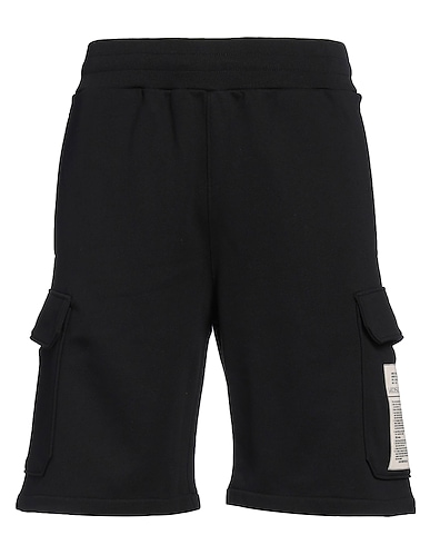 MOSCHINO Shorts & Bermuda Nero 100% Cotone