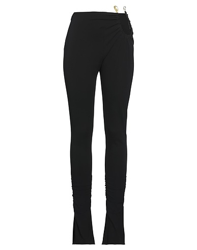 MUGLER Casual trouser Black 95% Viscose, 5% Elastane