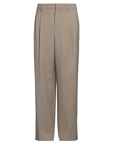 AMI ALEXANDRE MATTIUSSI Casual pants Khaki 100% Virgin Wool