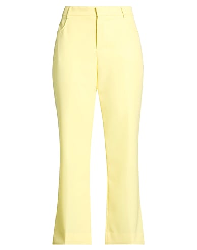 AMI ALEXANDRE MATTIUSSI Casual pants Pastel yellow 100% Virgin Wool