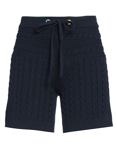 STAUD Shorts & Bermuda Navy blue 60% Cotton, 20% Linen, 20% Rayon