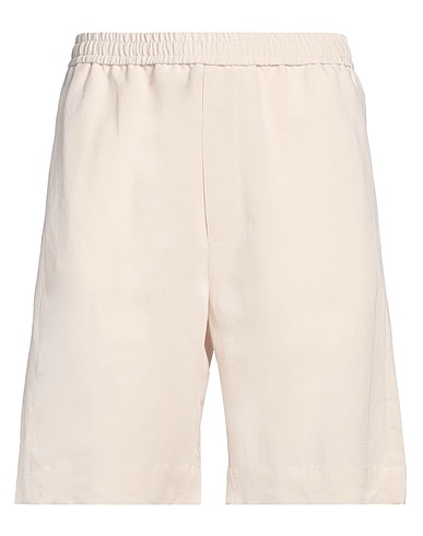 LIU •JO MAN Shorts & Bermuda Ivory 62% Viscose, 38% Linen