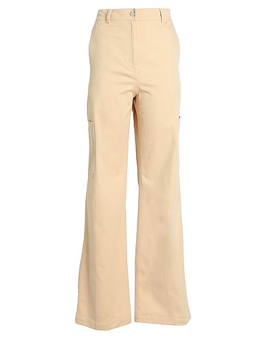 HUGO Casual pants BEIGE 98% Cotton, 2% Elastane