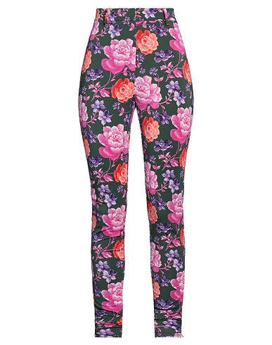 MAGDA BUTRYM Casual pants Dark green 97% Viscose, 3% Elastane