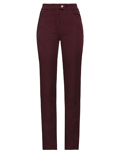 COURRÈGES Casual trouser Burgundy 83% Polyester, 17% Acetate