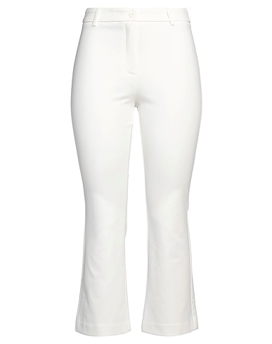 WHITE WISE Pantalone Avorio 52% Cotone, 40% Nylon, 8% Elastan