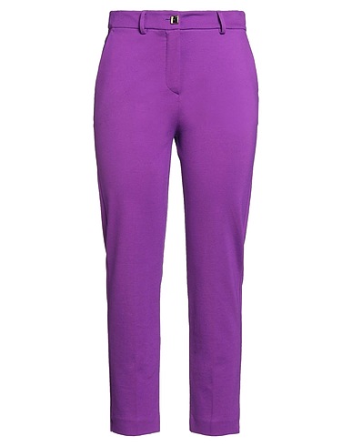 HANITA Casual trouser Mauve 64% Viscose, 31% Nylon, 5% Elastane