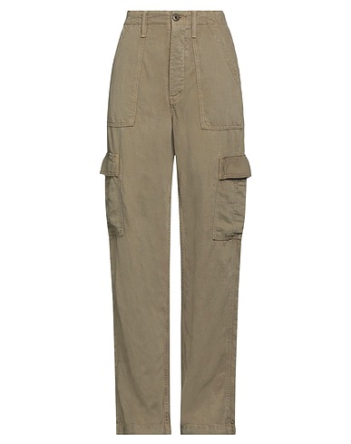 MOTHER Denim trousers Military green 60% Lyocell, 40% Linen