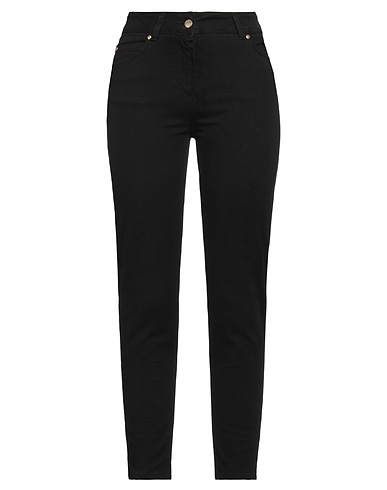 CLIPS MORE Pantalone Nero 98% Cotone, 2% Elastan