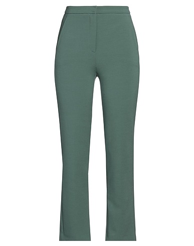 PATRIZIA PEPE Casual trouser Sage green 80% Polyester, 14% Viscose, 6% Elastane