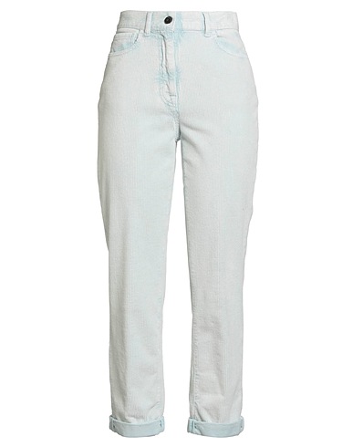 PESERICO Casual trouser Sky blue 98% Cotton, 2% Elastane