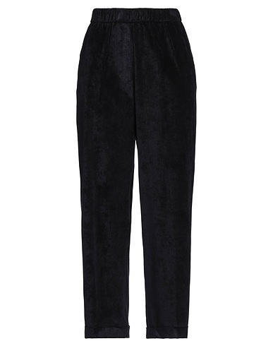 PESERICO Casual pants Midnight blue 98% Viscose, 2% Elastane