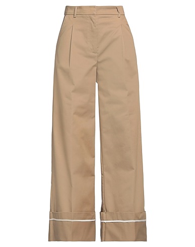 OVAL SQUARE Casual trouser Camel 65% Polyester, 35% Cotton
