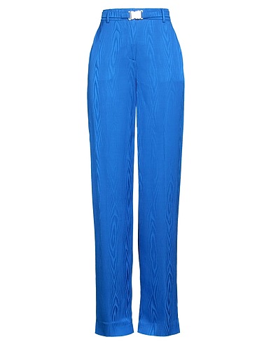 BOUTIQUE MOSCHINO Casual pants Bright blue 100% Viscose