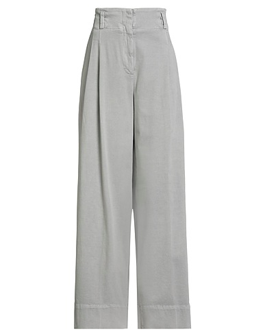PESERICO Casual trouser Grey 98% Cotton, 2% Elastane