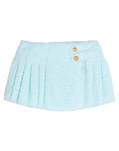 BALMAIN Mini skirt Light green 100% Polyamide