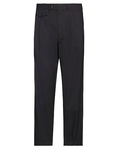 ROCHAS Pantalone Blu notte 100% Lana Vergine