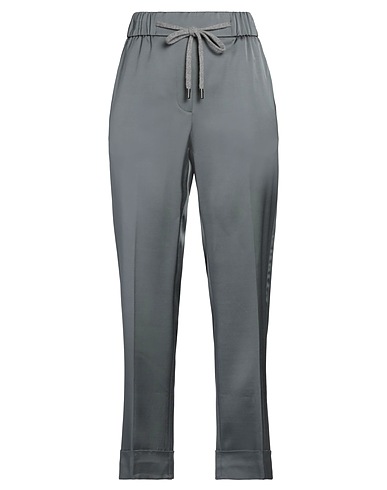 PESERICO Pantalone Grigio 88% Viscosa, 9% Lana, 3% Elastan, Lana Merino, Cachemire
