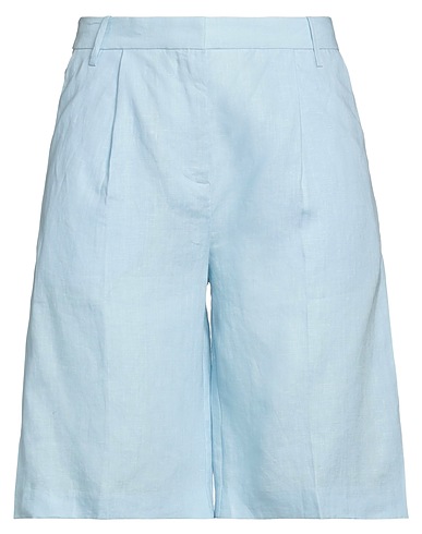 REMAIN BIRGER CHRISTENSEN Shorts & Bermuda Light blue 100% Linen