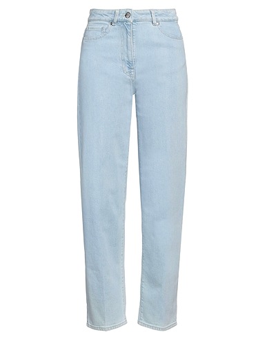 PESERICO Denim trousers Blue 98% Cotton, 2% Elastane