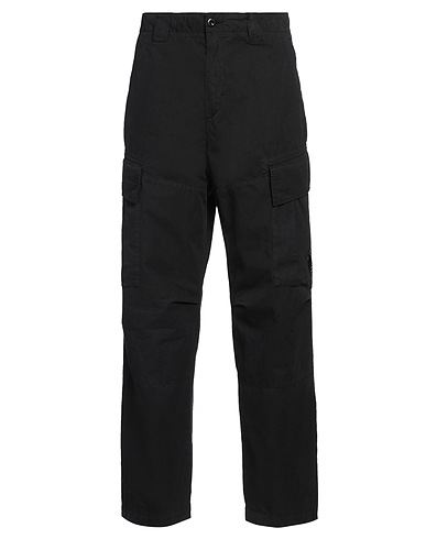 C.P. COMPANY Pantalone Nero 100% Cotone