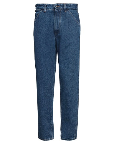HOME CORE Denim pants Blue 100% Cotton