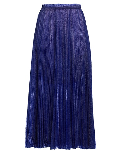 FORTE_FORTE Langer Rock Blau 60% Polyester, 40% Metallisiertes Polyester