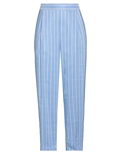 VINCE. Casual trouser Light blue 50% Rayon, 31% Linen, 19% Cotton