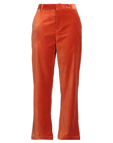 OBEY Casual pants Orange 100% Cotton