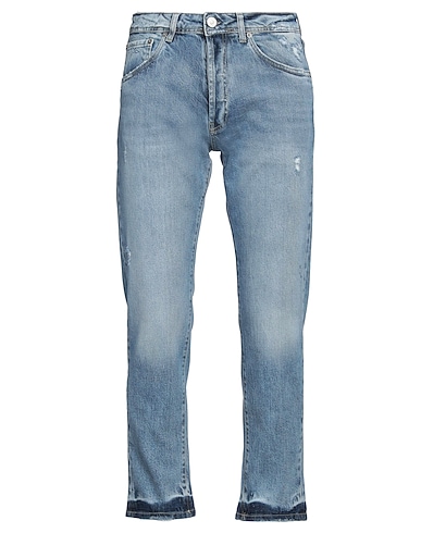PMDS PREMIUM MOOD DENIM SUPERIOR Denim trousers Blue 99% Cotton, 1% Elastane
