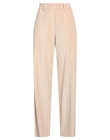 BRUNELLO CUCINELLI Casual trouser Camel 98% Cotton, 2% Elastane, Brass
