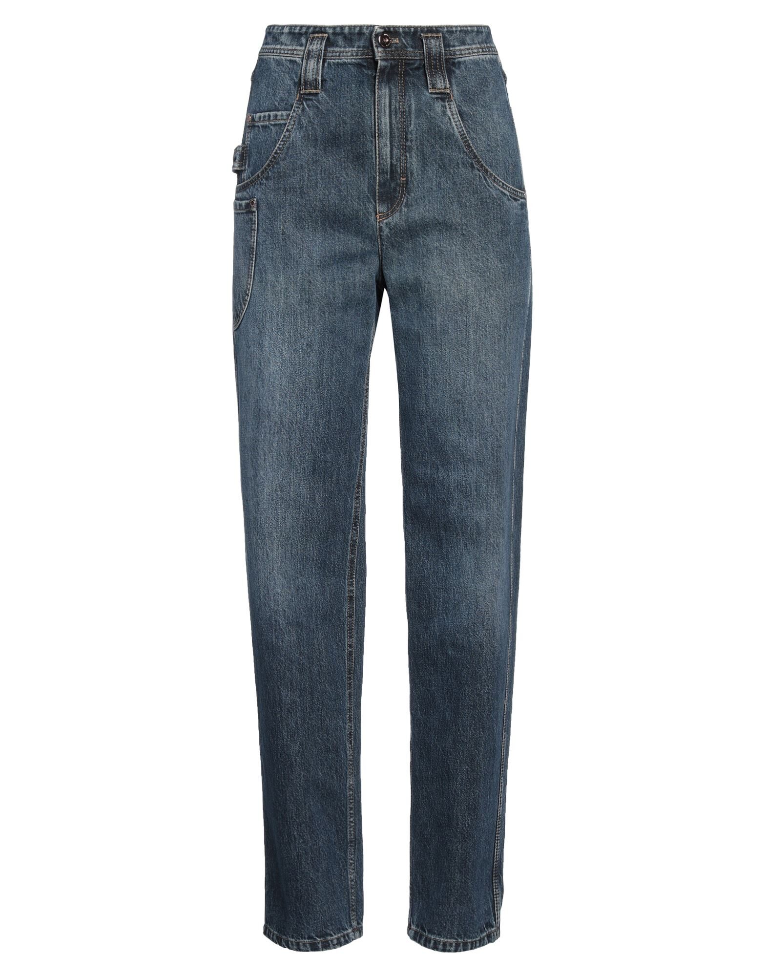 BRUNELLO CUCINELLI | Blue Women's Denim Pants | YOOX