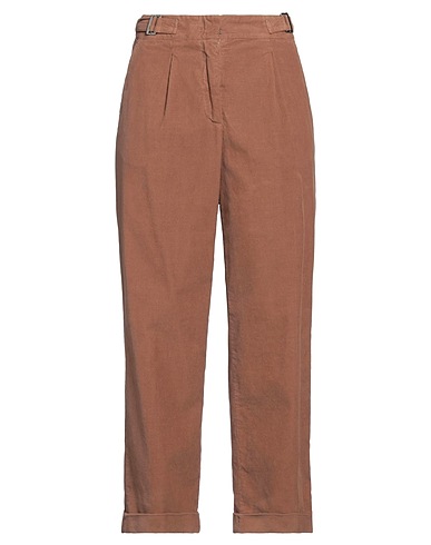 PESERICO Casual trouser EASY Brown 98% Cotton, 2% Elastane