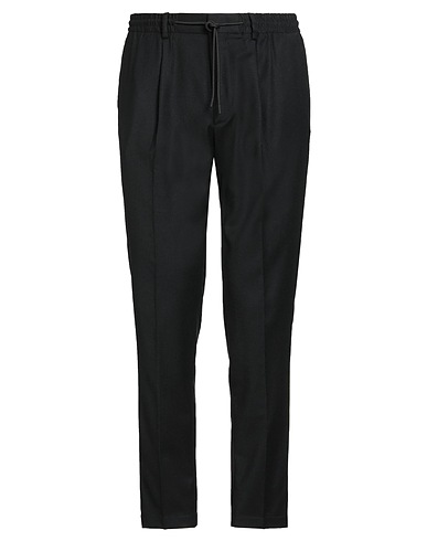MANUEL RITZ Pantalone Nero 98% Lana, 2% Elastan