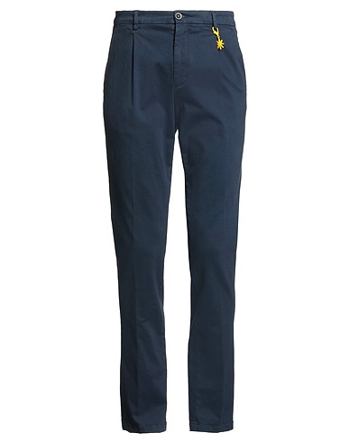 MANUEL RITZ Pantalone Blu notte 98% Cotone, 2% Elastan