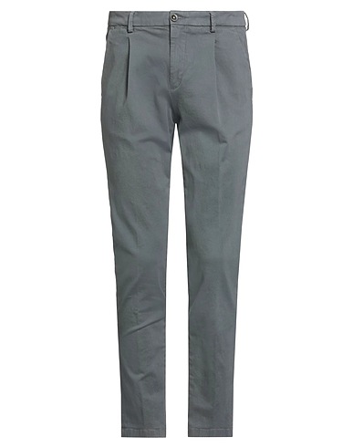 MANUEL RITZ Casual pants Grey 98% Cotton, 2% Elastane