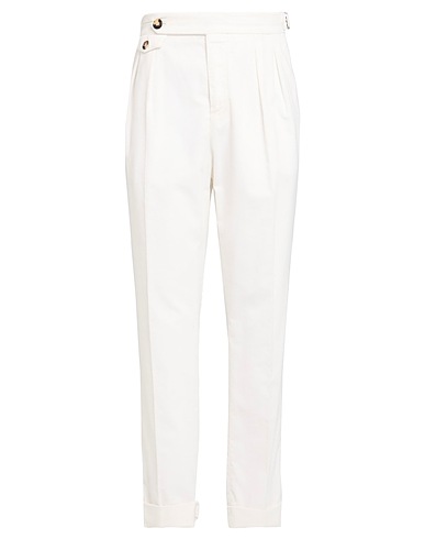 BRUNELLO CUCINELLI Casual trouser White 100% Cotton