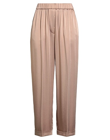 PESERICO Casual trouser Light brown 71% Acetate, 29% Viscose