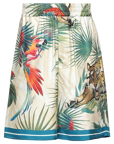 ROBERTO CAVALLI Shorts & Bermuda Beige 100% Silk