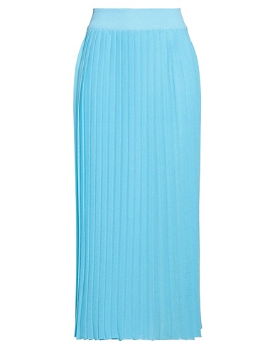 ALTEA Midi skirt Azure 70% Polyamide, 30% Polyester