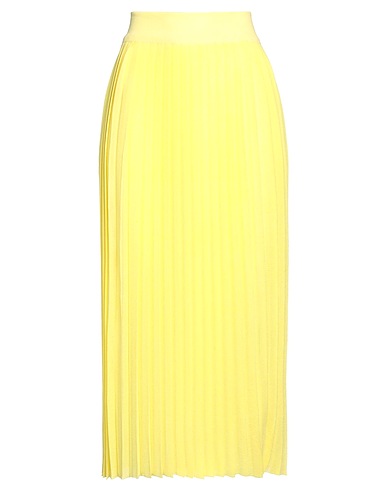 ALTEA Midi skirt Yellow 70% Polyamide, 30% Polyester