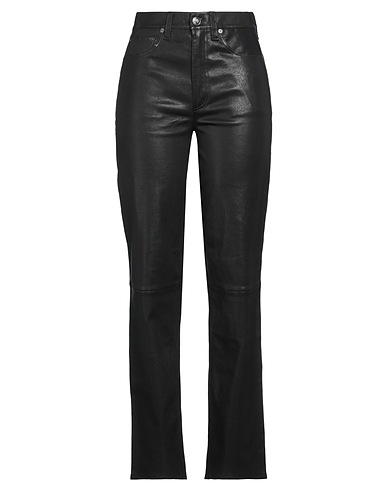 RAG & BONE 가죽 팬츠 블랙 100% 램스킨