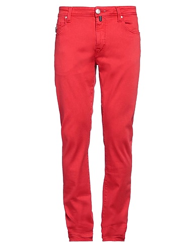 TRAMAROSSA Jeans Rot 85% Baumwolle, 11% Polyester, 4% Elastan